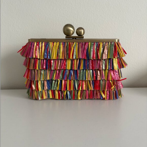 Olga Berg Handbags - Carlita Carnivale Clutch